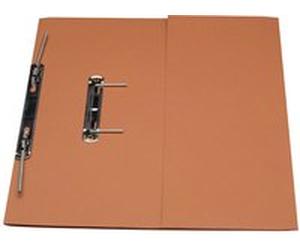 Invo Transfer Spring Files with Inside Pocket 315gsm 38mm Foolscap Orange Ref 400038600 [Pack 25]