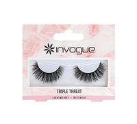 Invogue Triple Threat False Lashes - Black