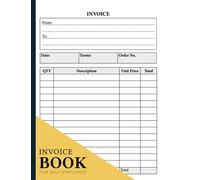 Invoice Book for Self Employed: No VAT - Invoice Book for My Own Account | Duplicate Invoice Book | Perfect for small business owners and self ... businessmen and women, Entrepreneur