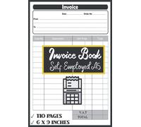 Invoice Book Self Employed A5: Duplicate Invoice Book, Personalised Invoice Book for Self Employed, 6 x 9 inches 110 pages