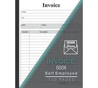 Invoice Book Self Employed: Duplicate Invoice Book, Personalised Invoice Book for Self Employed, 8.5 x 11 inches A4 120 pages