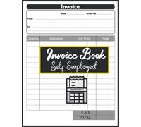 Invoice Book Self Employed: Duplicate Invoice Book, Personalised Invoice Book for Self Employed, 8.5 x 11 inches A4 120 pages