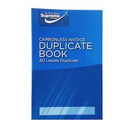 Invoice Carbonless Duplicate Book 80 Leaves Duplicate 8" X 5" Invoice Book