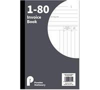 Invoice Duplicate Book, 1 To 80 Numbered Pages, Full Invoice Layout