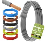 INVOLT H07V-K 10mm² Single Core Cable 450/750 V PVC, 3m-100m, Color Select