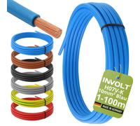 INVOLT H07V-K 10mm² Single Core Cable 450/750 V PVC, 3m-100m, Color Select