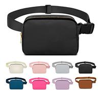 Invool Bum Bag for Women Men, Fanny Pack with Adjustable Straps Crossbody Fashion Waist Pack, Running Belt Bag for Travel Workout Cycling Hiking