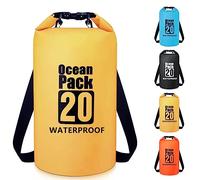 Invool Dry Bag, 5L/10L/20L/30L Waterproof Dry Bag, Dry Sack with Adjustable Shoulder Strap for Hiking, Swimming, Rafting, Surfing, Cycling, Camping, Fishing