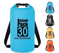 Invool Dry Bag, 5L/10L/20L/30L Waterproof Dry Bag, Dry Sack with Adjustable Shoulder Strap for Hiking, Swimming, Rafting, Surfing, Cycling, Camping, Fishing