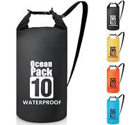 Invool Dry Bag, 5L/10L/20L/30L Waterproof Dry Bag, Dry Sack with Adjustable Shoulder Strap for Hiking, Swimming, Rafting, Surfing, Cycling, Camping, Fishing