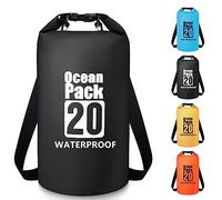 Invool Dry Bag, 5L/10L/20L/30L Waterproof Dry Bag, Dry Sack with Adjustable Shoulder Strap for Hiking, Swimming, Rafting, Surfing, Cycling, Camping, Fishing