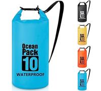 Invool Dry Bag, 5L/10L/20L/30L Waterproof Dry Bag, Dry Sack with Adjustable Shoulder Strap for Hiking, Swimming, Rafting, Surfing, Cycling, Camping, Fishing
