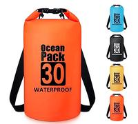 Invool Dry Bag, 5L/10L/20L/30L Waterproof Dry Bag, Dry Sack with Adjustable Shoulder Strap for Hiking, Swimming, Rafting, Surfing, Cycling, Camping, Fishing