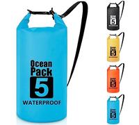 Invool Dry Bag, 5L/10L/20L/30L Waterproof Dry Bag, Dry Sack with Adjustable Shoulder Strap for Hiking, Swimming, Rafting, Surfing, Cycling, Camping, Fishing