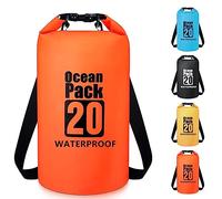 Invool Dry Bag, 5L/10L/20L/30L Waterproof Dry Bag, Dry Sack with Adjustable Shoulder Strap for Hiking, Swimming, Rafting, Surfing, Cycling, Camping, Fishing