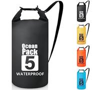 Invool Dry Bag, 5L/10L/20L/30L Waterproof Dry Bag, Dry Sack with Adjustable Shoulder Strap for Hiking, Swimming, Rafting, Surfing, Cycling, Camping, Fishing