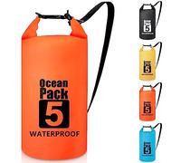 Invool Dry Bag, 5L/10L/20L/30L Waterproof Dry Bag, Dry Sack with Adjustable Shoulder Strap for Hiking, Swimming, Rafting, Surfing, Cycling, Camping, Fishing