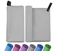 Invool Microfiber Towel, Quick Dry Lightweight Towel in 6 Colours, Super Absorbent and Fast Drying Camping Towel for Travel, Sports, Camping, Gym, Beach, Vacation