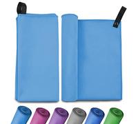 Invool Microfiber Towel, Quick Dry Lightweight Towel in 6 Colours, Super Absorbent and Fast Drying Camping Towel for Travel, Sports, Camping, Gym, Beach, Vacation