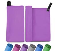 Invool Microfiber Towel, Quick Dry Lightweight Towel in 6 Colours, Super Absorbent and Fast Drying Camping Towel for Travel, Sports, Camping, Gym, Beach, Vacation