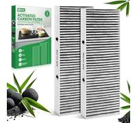 Inwee Activated Charcoal Filter Set for Bora Basic Hobs, BAKFS Replacement for GP4 BHU/BIU/BFIU Cooker Hoods, 2 Pieces