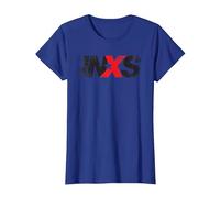 INXS Distressed Logo On Blues T-Shirt, Women, Royal Blue, 3X-Large