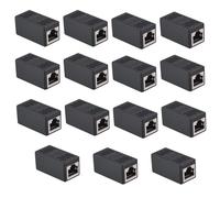 InYoHui 15-Pack RJ45 Coupler, Ethernet Extension Adapter Ethernet Coupler Female to Female Inline Connector LAN Joiner Corrosion Resistant for Cat7 Cat6 Cat5e Cat5 Network Cable Shielded