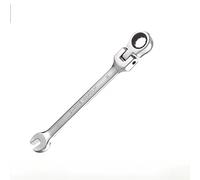 InYoHui Combination Wrenches, 17mm 72-Tooth Flexible Head Ratcheting Spanner CR-V Forged Spanner Chrome Vanadium Steel Ratchet Wrench Precision Gear 180° Pivot Head