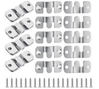 InYoHui Heavy Duty Flush Concealed Mirror Brackets for Wall Decor