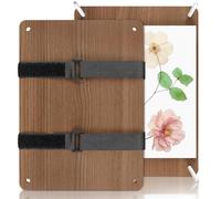inzeyoz Flower Press Kit for Adults, 6 Layers 26x19cm Wooden Flower Pressing Kit with Instruction - Ideal for DIY Arts and Crafts Lovers