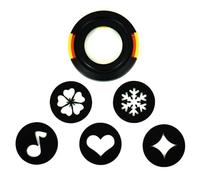 INZIH Bokeh Master Kit Lens Cap Filter, Artistic Romantic Night Scene Photo Lens(55mm)