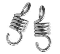Inzopo 2 Pieces 700lbs Weight Capacity Extension Spring Suspension Hook Garden Swing Hammock Spare Parts 2-3 seats - -