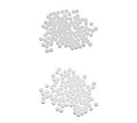 Inzopo 200 Pieces 10mm 15mm Mixed Mini Modelling Polystyrene Styrofoam Foam Ball Solid White Craft Balls For DIY Christmas Party Decoration Supplies Gifts