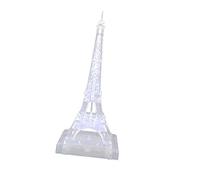 Inzopo 3D Crystal Puzzles Toys DIY Jigsaw Blocks Assembly Model Flash Decoration - Eiffel Tower
