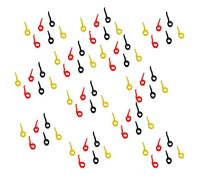 Inzopo 72 Pieces Carp Fishing Zig Aligna Aligner Sleeve Hook Sleeve Carp Hair Rig Red Yellow and Black