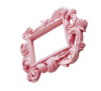 Inzopo Baroque Frame Pink Peephole Picture Frame Photoprint Wedding Supply Can Be A Gift for Your Friends Teacher Parents