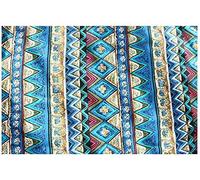 Inzopo Bohemian Table Runner Tassel Cotton Tablecloth Cover Mat Decor 3 Sizes Red/Blue - Blue, 30 * 180cm