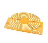 Inzopo Plastic Large Isometric Ellipse Drawing Stencil Students Math Ruler Craft