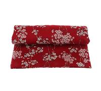 Inzopo Plum Blossom Japanese Kimono Cotton Fabric Quilting Clothes Fabric by the Metre - Red, 50x140cm Red 50x140cm
