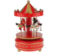 Inzopo Rotating Carousel Horse Music Box Kid Musical Toy Spire Type, Carousel Music Box Rotating Carousel Horse Musical Box,