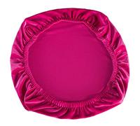 Inzopo Stretch Velvet Dining Room Chair Seat Cover Slipcovers Wedding Party Decor - Hot Pink Hot Pink