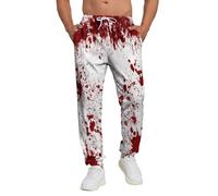 INZVKJLU Sweatpants for Men Joggers Pant 3D Printed Sports Pants Workout Pants with 2 Side Pockets, Style918-2, Large