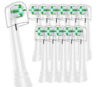 IO Brush Heads Compatible with Oral B iO Toothbrush Head, for Oral B iO 2 3 4 5 6 7 8 9 10 Series Electric Toothbrushes, Deeper Plaque Removal, White, 12 Pack