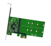 IO Crest 2 Port M.2 to PCI-e x1 Adapter - Green, SI-PEX40115