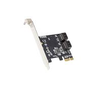 IO Crest 4 Port SATA III PCI-e 3.0 x1 Card Non-Raid with Low Profile Bracket ASMedia 1064