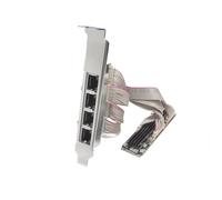 IO CREST 4 Ports Gigabit M.2 M+B Key Ethernet Card SI-PEX24092