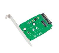 IO Crest SI-ADA40083 M.2 B or B+ M key up to 60 mm to 2.5-Inch SATA III Card with Full and Low Profile Brackets