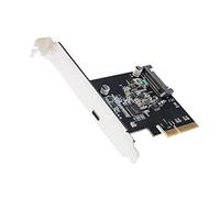 IO Crest USB-C 3.2 Gen 2x2 Type-C 20 Gbps PCI-e Gen 3 x4 Expansion Card SATA Powered ASMedia ASM3242