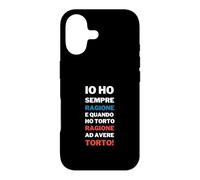Io Ho Sempre Ragione Frase Divertente Testardi Ironia Case for iPhone 17