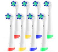 iO Sensitive Gum Care Toothbrush Heads Compatible with Oral-B iO Series | 8pcs Replacement Brush Heads Refills for Braun Oral B iO 2/3/4/5/6/7/8/9/10/My Way, Soft Bristles for Gentle Care, White